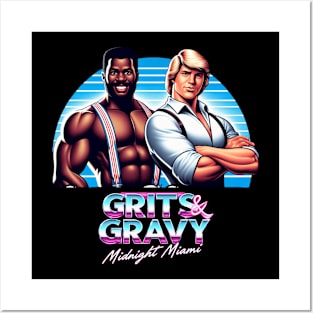 Grits & Gravy: Midnight Miami Logo #2 Posters and Art